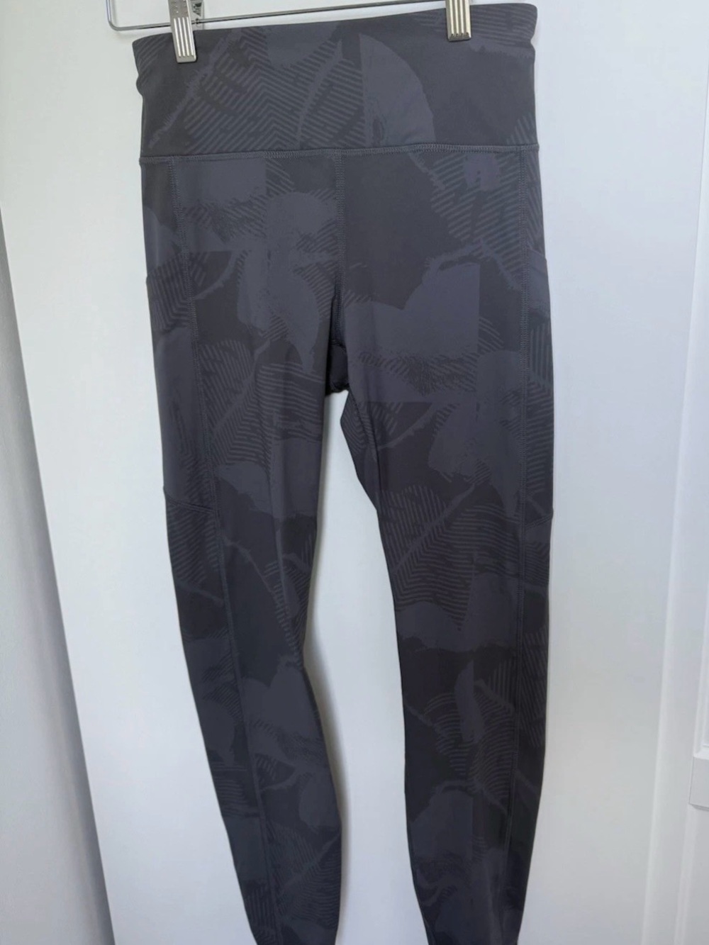 Vuori Women's Stride Performance Pocket Legging VW429 Small Grey Pattern